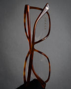 “GUCCI” 2017-2022 Bee motif havana eyeglasses