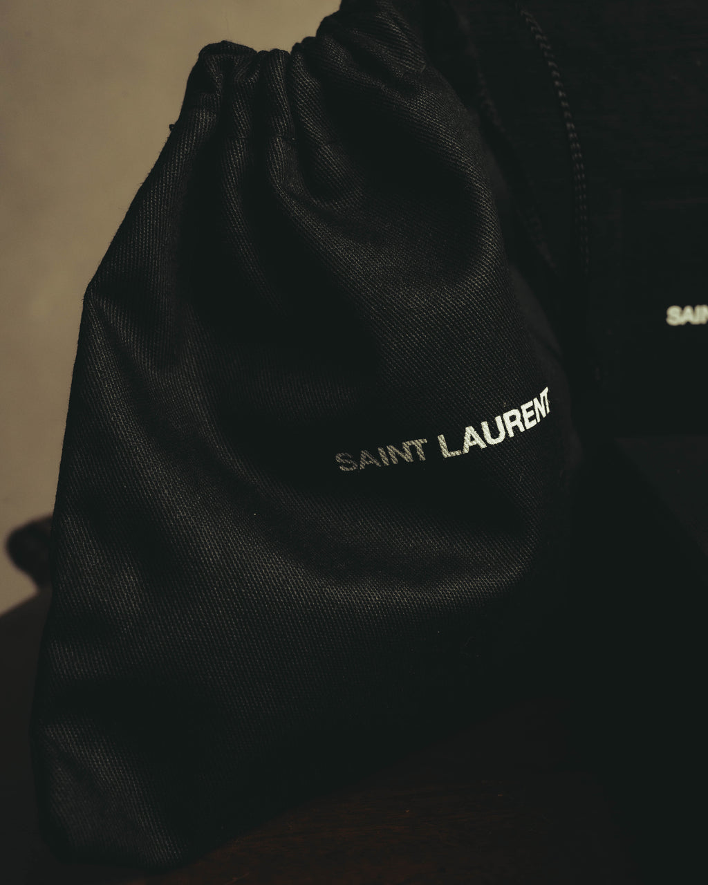 –SPECIAL– "Saint Laurent" 10's Burgundy leather wide cuff bracelet with antique gold buckle