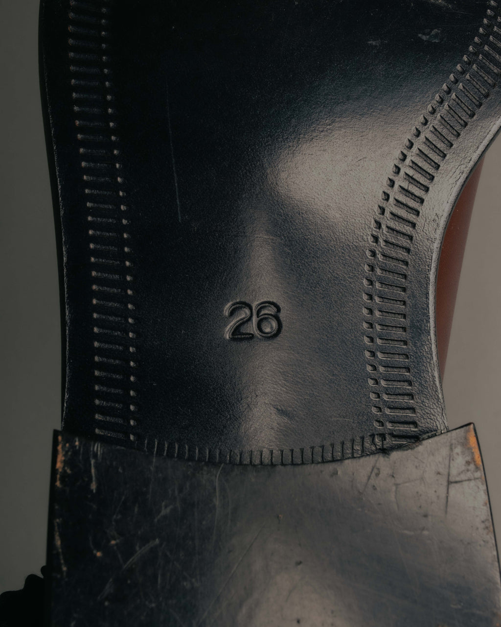 "BURBERRY LONDON" 00's-10's Sleek leather lace-up derby shoes