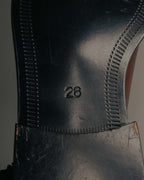 "BURBERRY LONDON" 00's-10's Sleek leather lace-up derby shoes