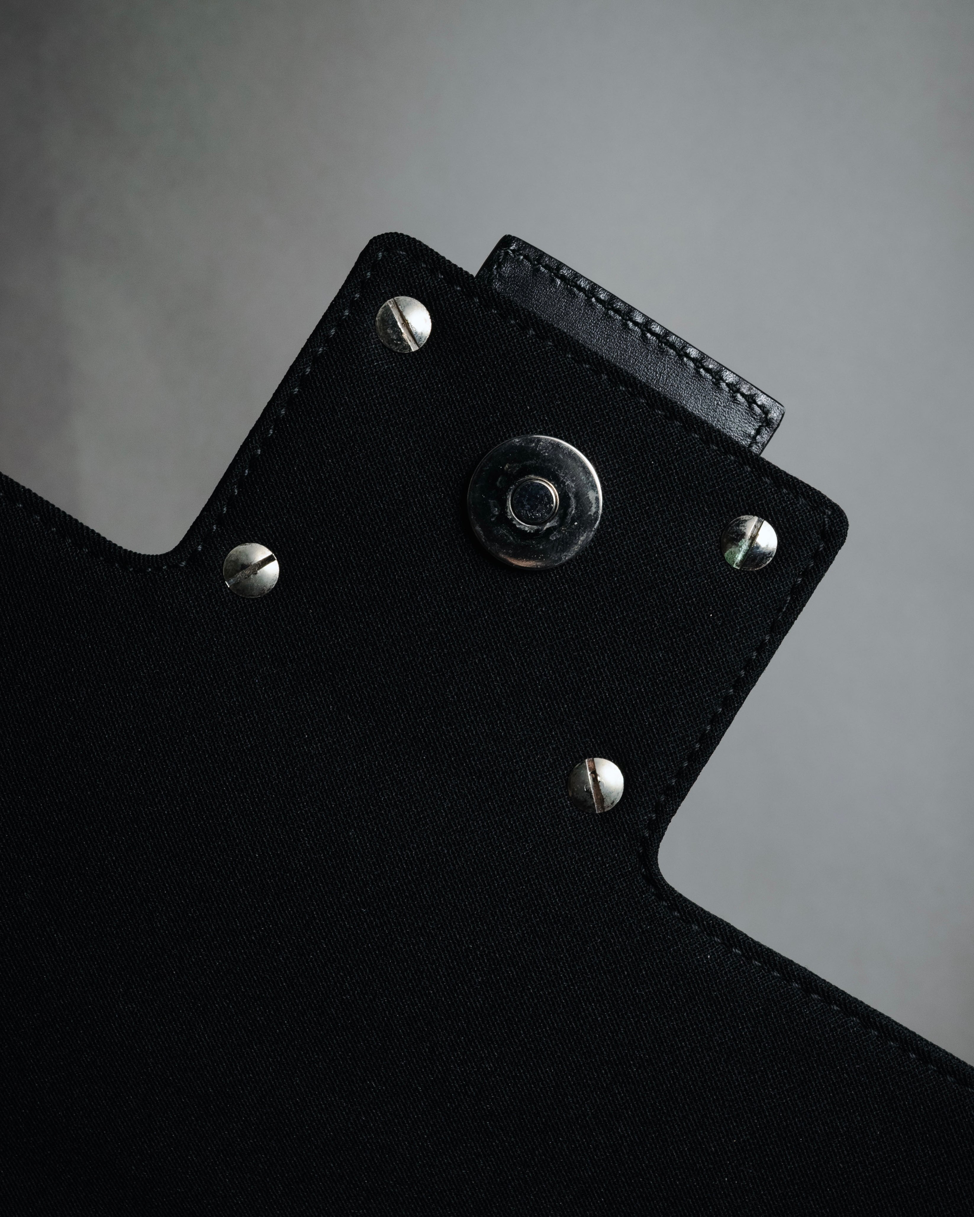 "Salvatore Ferragamo" 90’s-00’s Archive shoe embossed leather shoulder bag