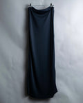 "GUCCI" Maxi-length glossy rayon skirt