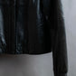 "PAUL SMITH" 100% sheep skin no collar leather jacket