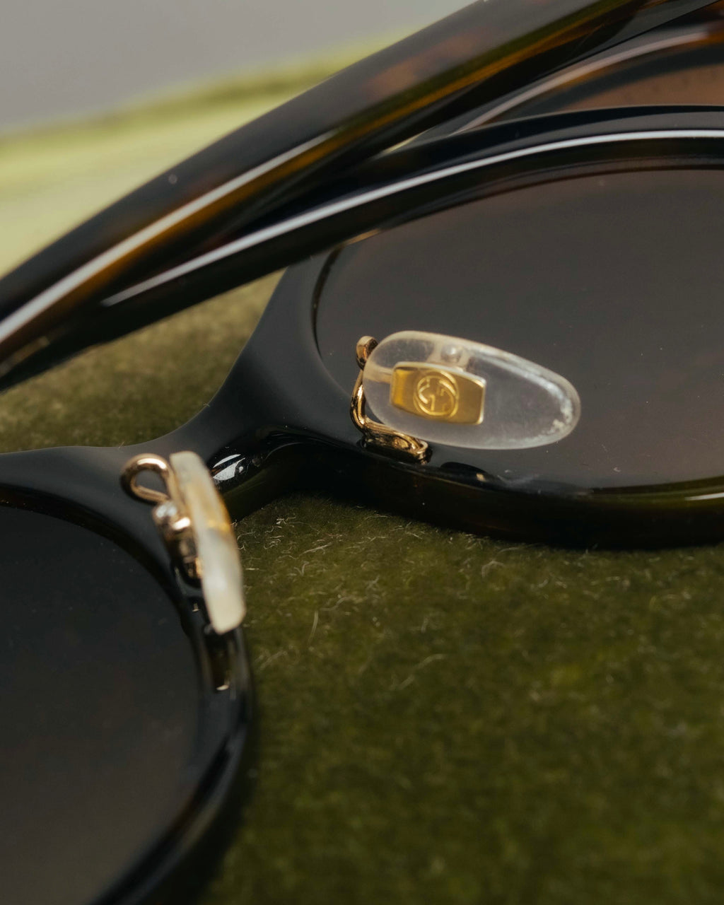 "GUCCI" 2010's Tortoiseshell oversized sunglasses