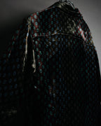 “DRIES VAN NOTEN” 2010’s Circle motif velvet shirt