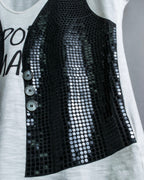 "Emporio Armani" Trompe l'oeil design T-shirt