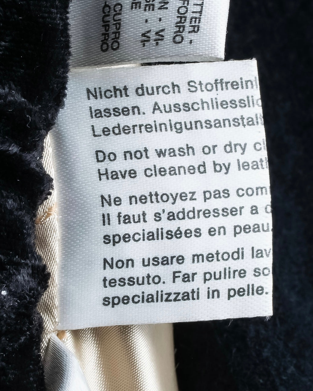 "Max Mara"
 Swakara fer collar oversized wrap style chester coat