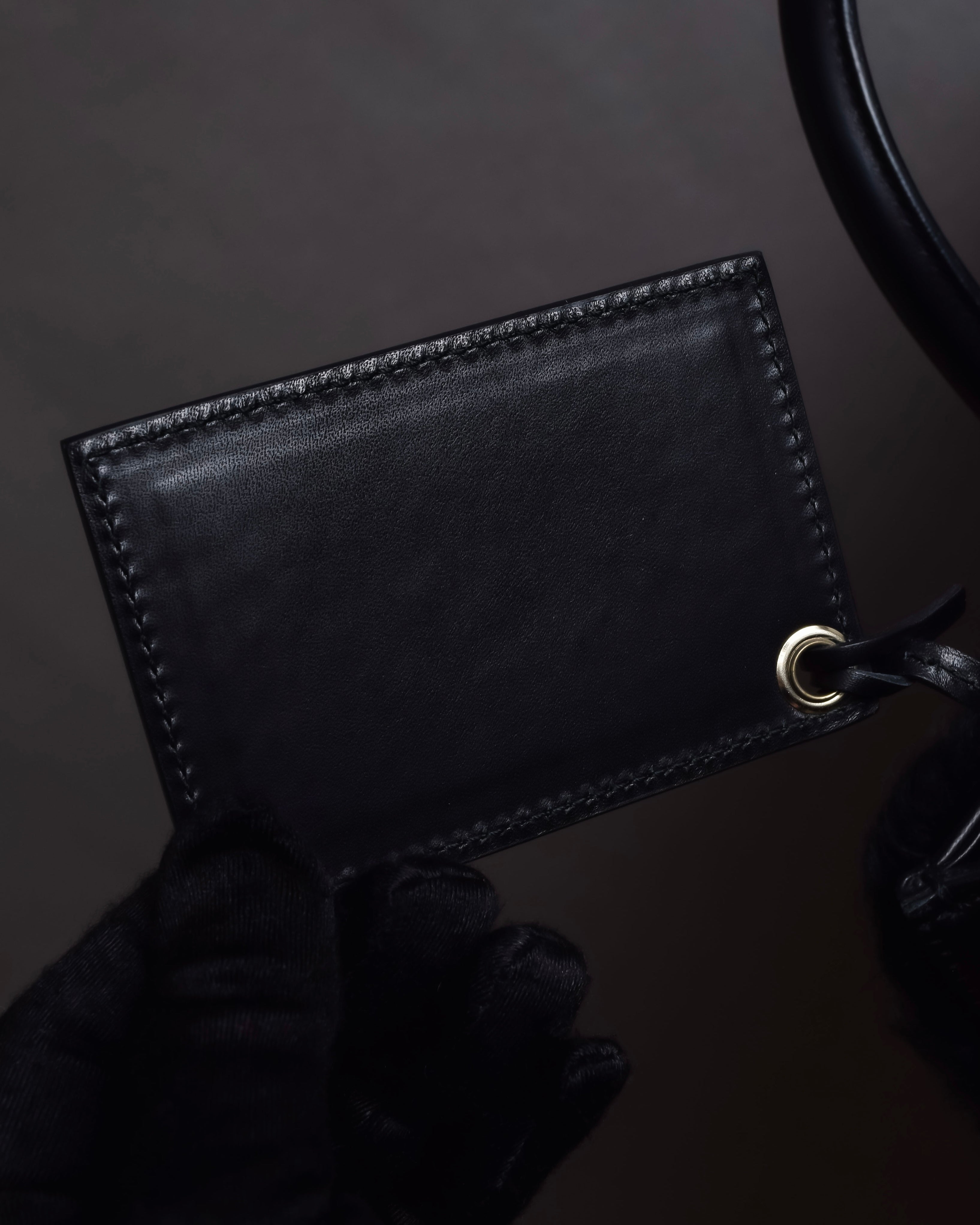 "BALENCIAGA" Padlock design shearling leather bag