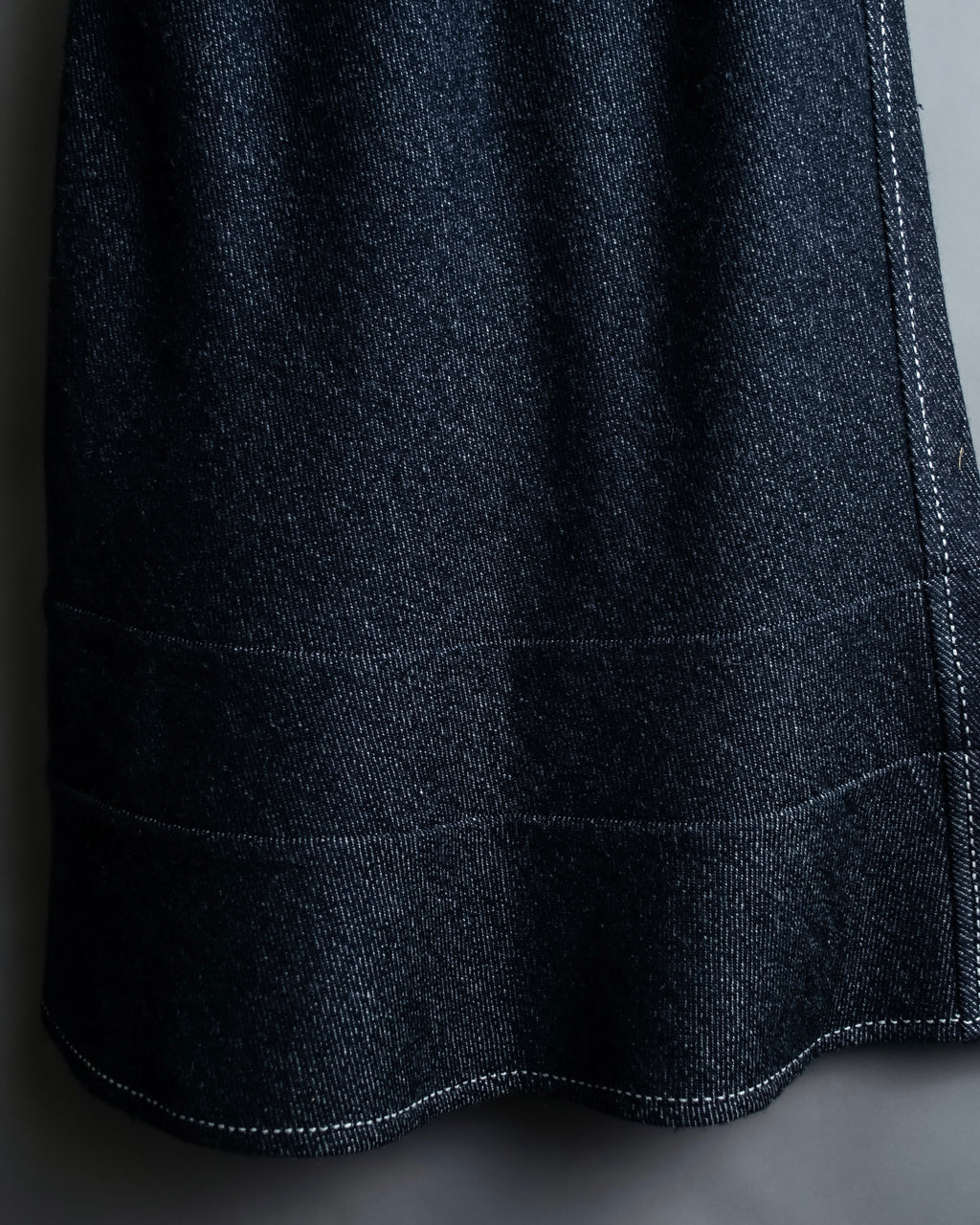 "tricot COMME desGARCONS" Flared silhouette wool cropped skirt