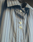 -SPECIAL- "Maison Margiela" 20AW Conceptual double button striped shirt