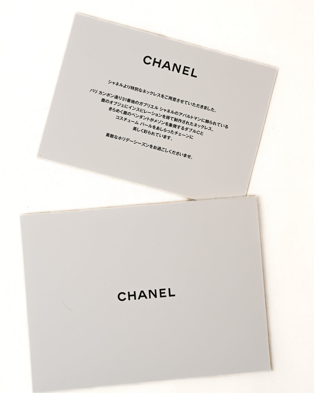 CHANEL/ 2025 Year Gift Bambi Top Necklace
