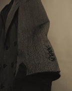 “GUCCI” Late 90’s-early 00’s military double breasted wool coat
