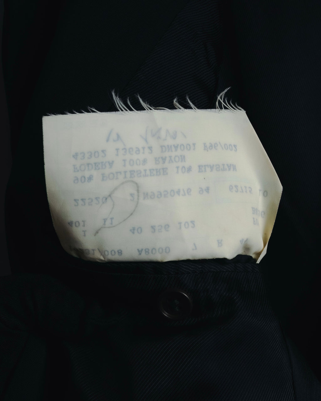 "PRADA" 1994AW Stretch polyester tailored suit