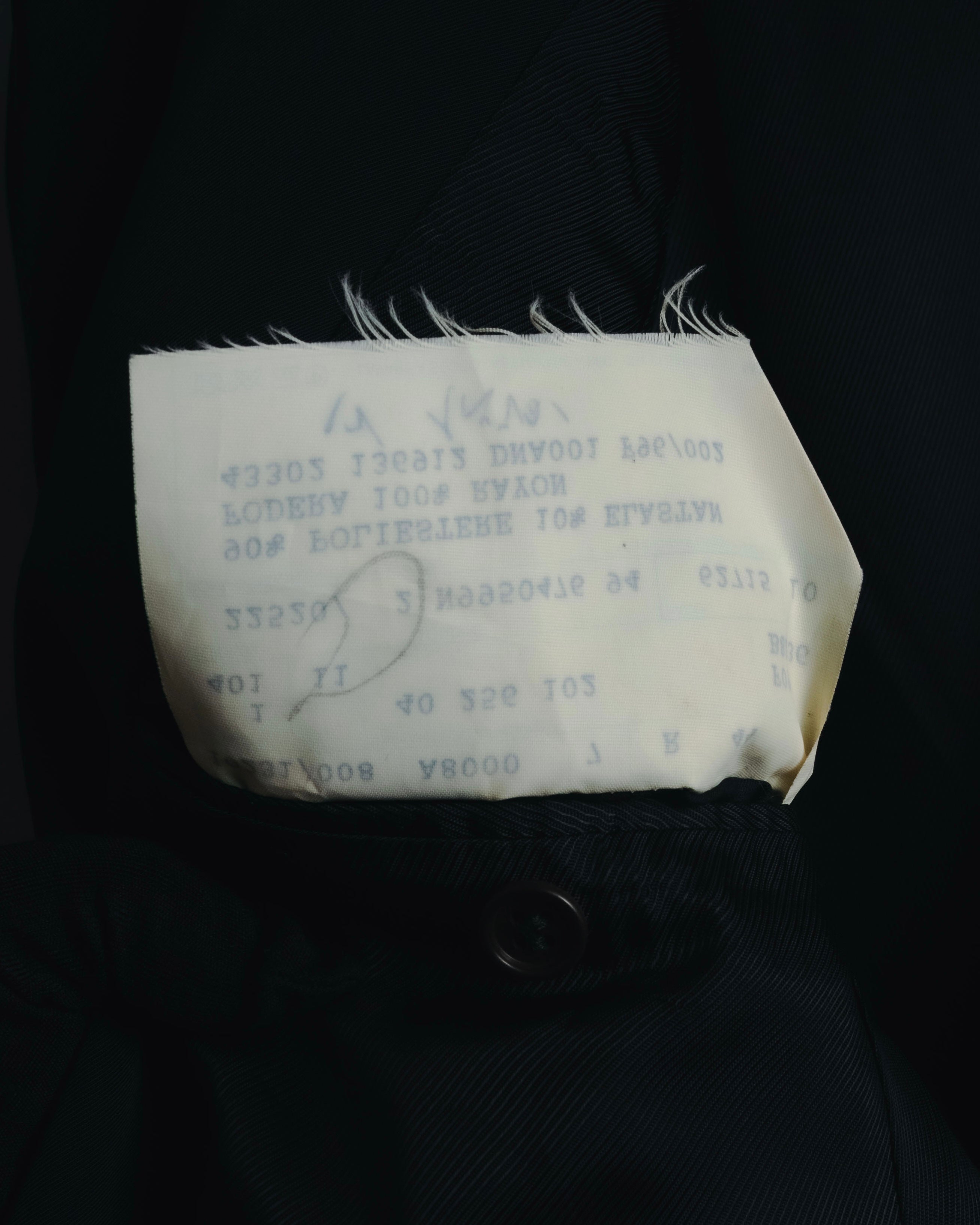 "PRADA" 1994AW Stretch polyester tailored suit