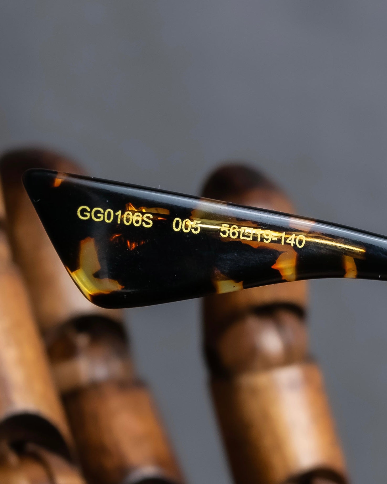 "GUCCI" Glitter design octagonal frame sunglasses