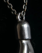 "Vivienne Westwood" Praying hands motif silver necklace