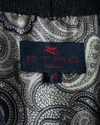 "ETRO" Shawl collar belted mid-length coat