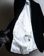 "GIORGIO ARMANI" Beautiful shape velour tailored jacket