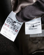 "Max Mara" Diagonal front button design stand collar jacket