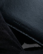 "CELINE" Crossgrain leather tri-fold wallet