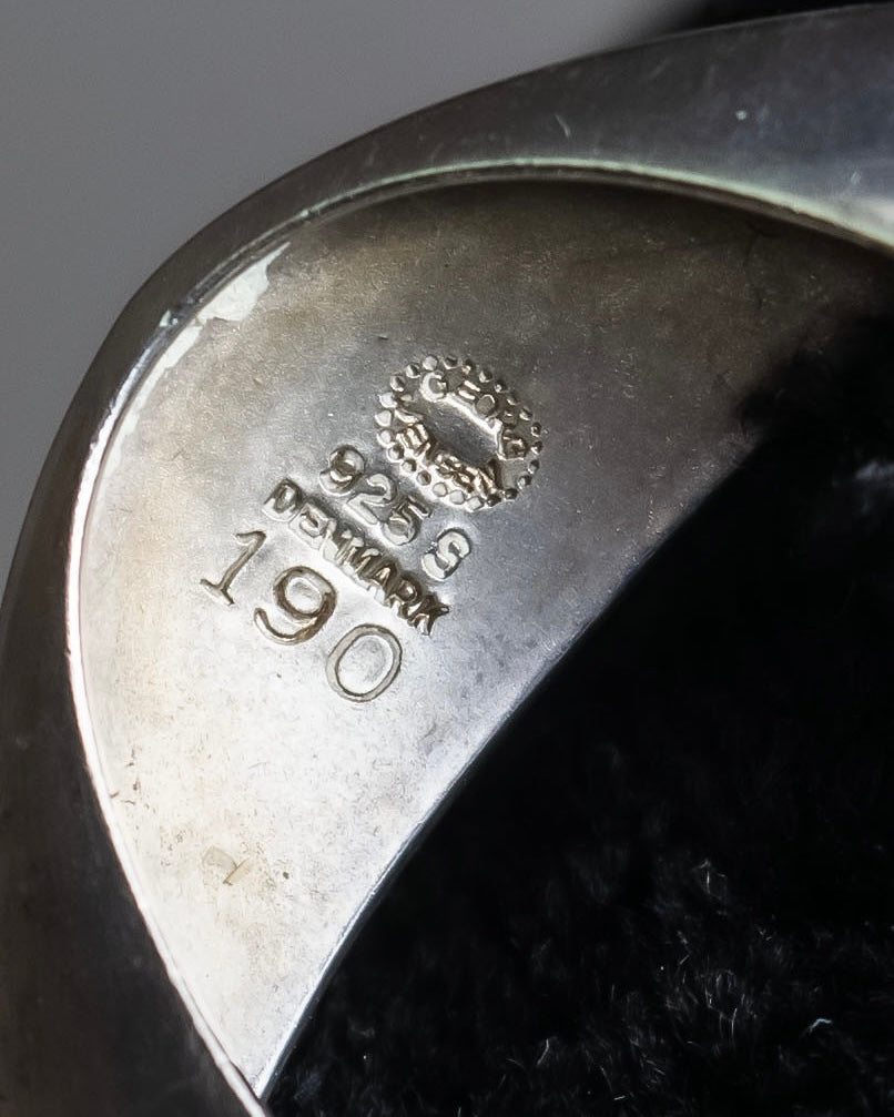 "GEORG JENSEN" Henning Koppel design sculptural silver earring