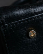 "Vivienne Westwood" Horizontal orb logo engraved hand bag