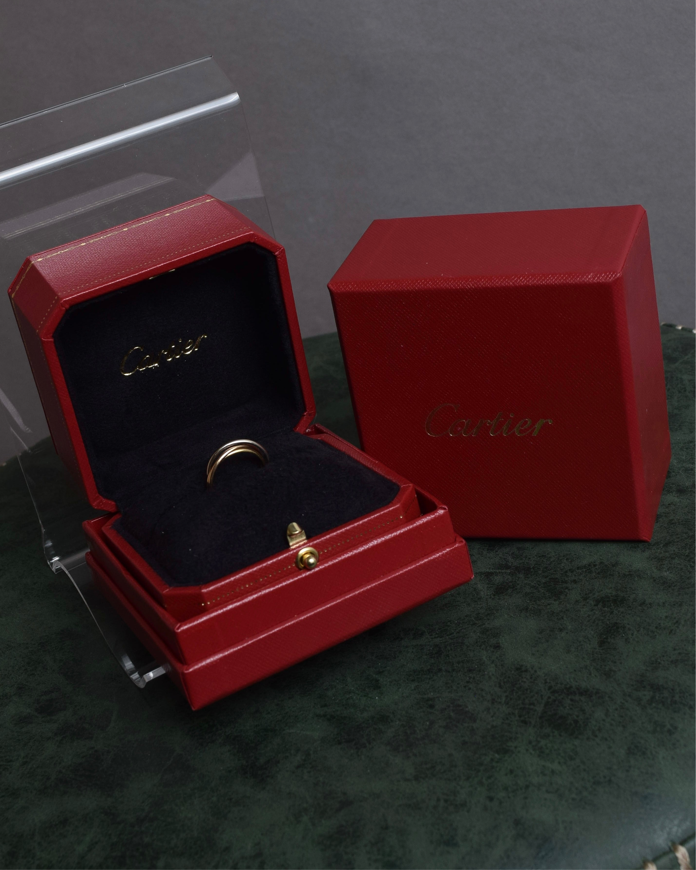 "Cartier" Eternal masterpiece gold Trinity ring