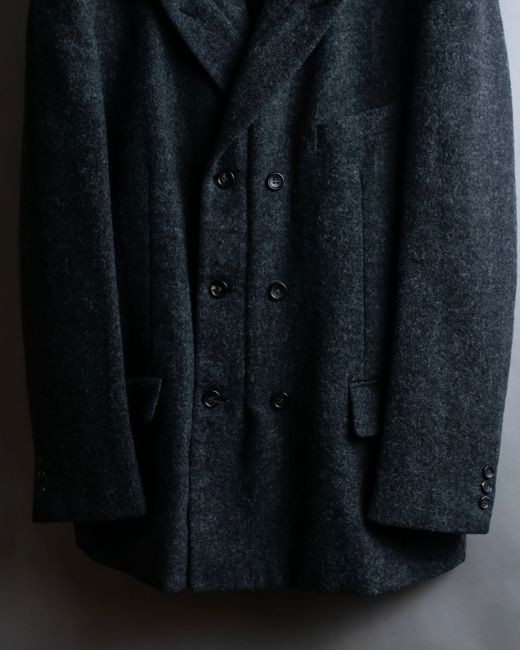"COMME des GARCONS HOMME PLUS" Structured cut double-breasted tailored jacket