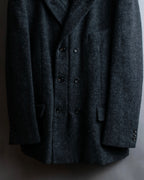"COMME des GARCONS HOMME PLUS" Structured cut double-breasted tailored jacket