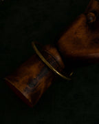 "STUDEBAKER" S-hook curved design gold brass bracelet