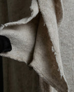 "Y's" Linen cotton mix ruffle design tank top