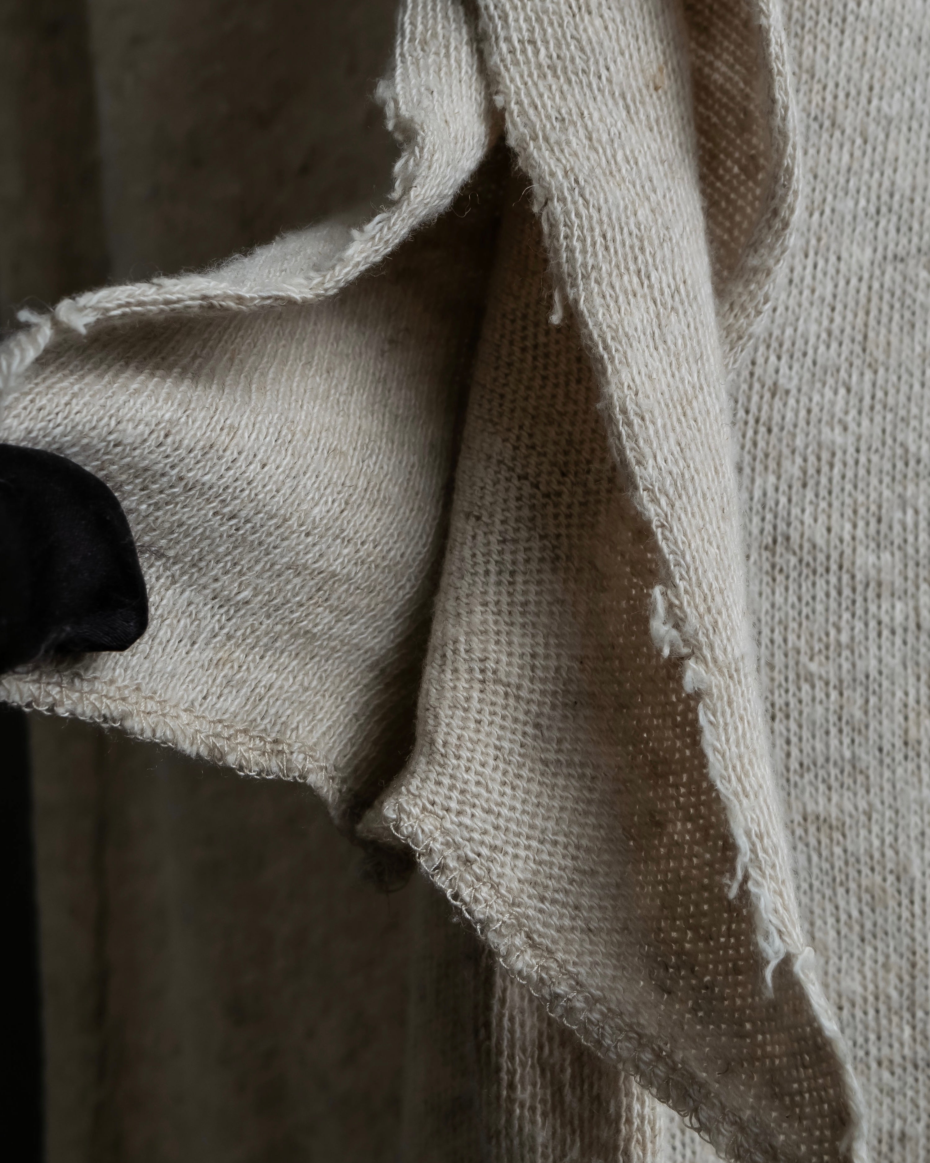 "Y's" Linen cotton mix ruffle design tank top