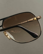 "Burberrys" 90's Classic metal aviator sunglasses