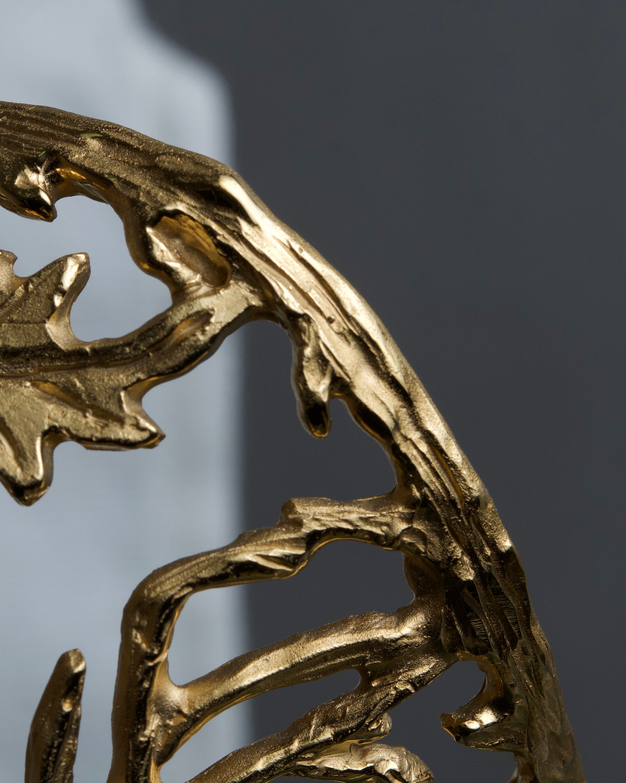 "Christian Dior" Botanical carving gold bangle