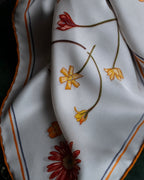 "HERMES" Carré 70 I Like Flowers silk scarf