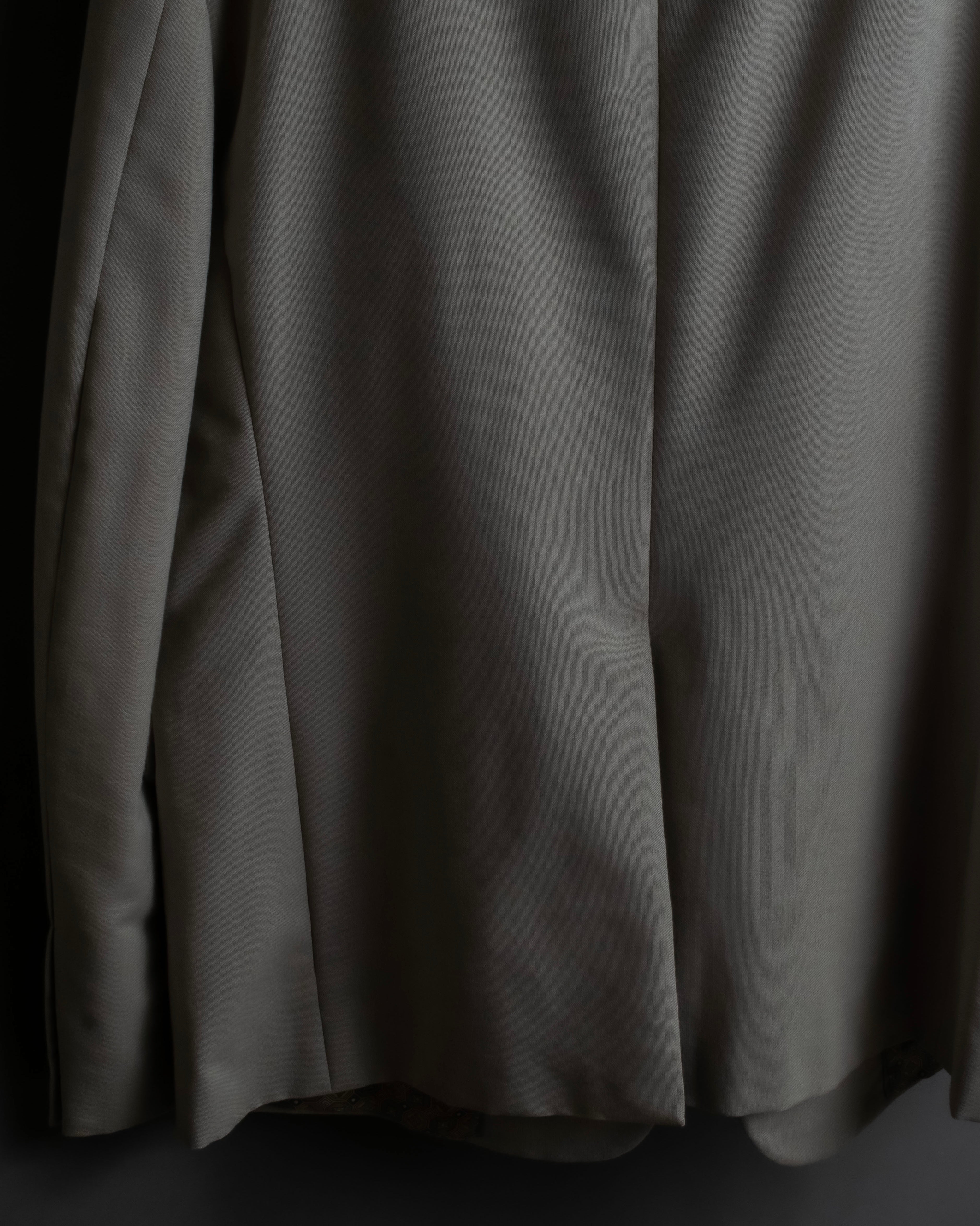 "GUCCI" 21SS Label attached single 2B tailored jacket setup