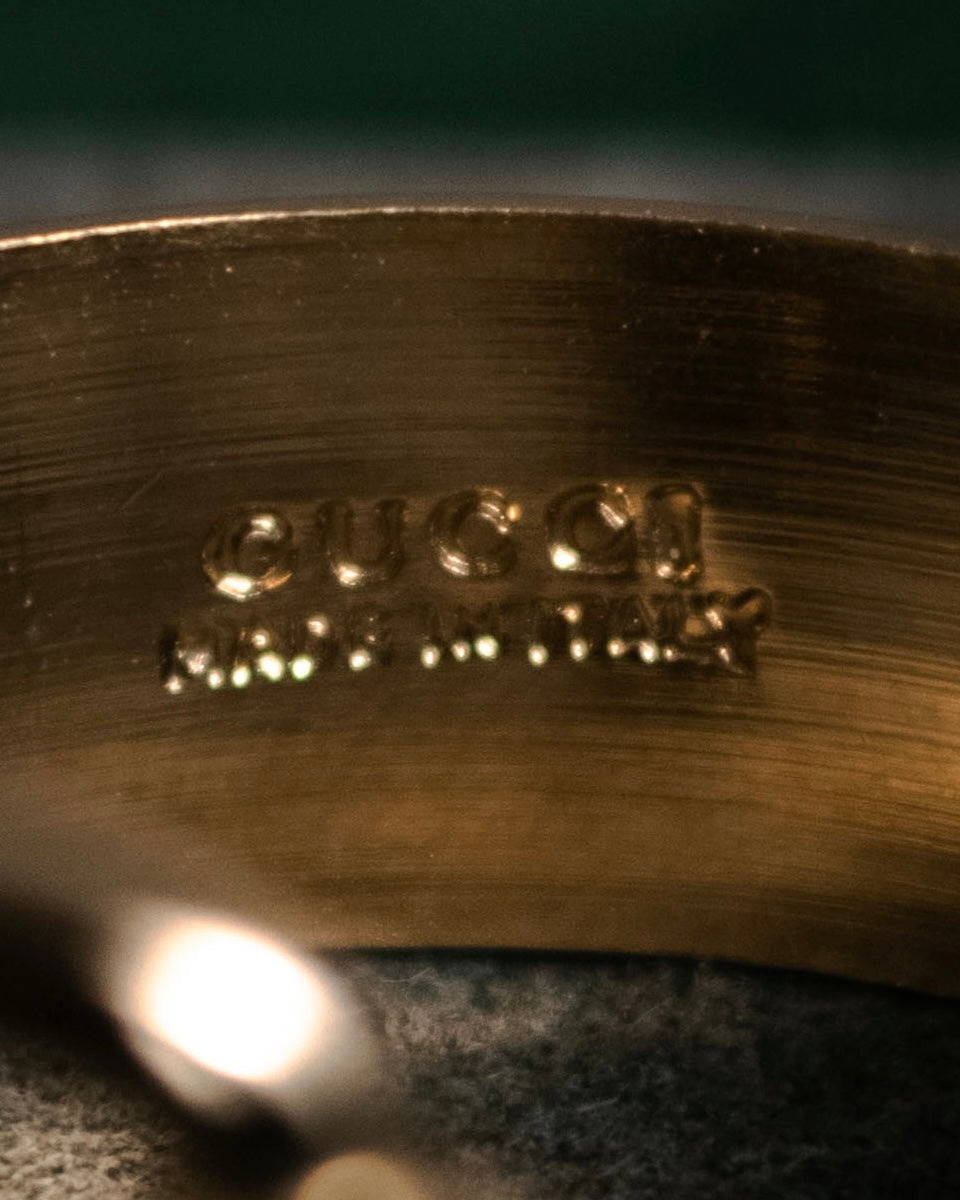 "GUCCI" 90’s-00’s Horsebit scarf ring