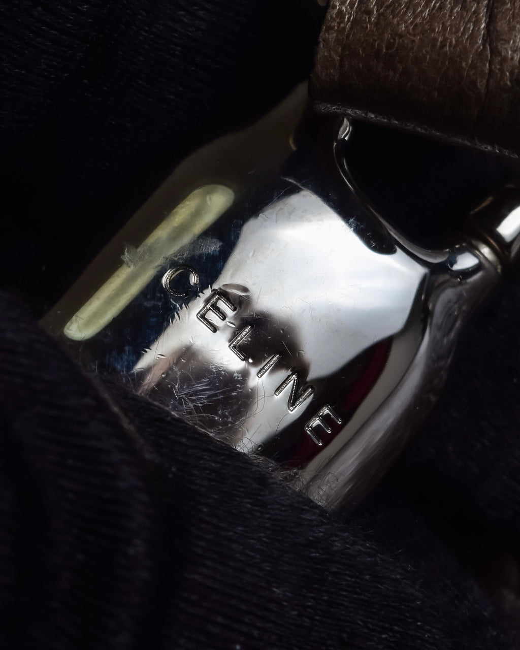 "CELINE" Softly structured leather city bag