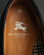 “Burberry London” 00’s-10’s Black leather penny loafers