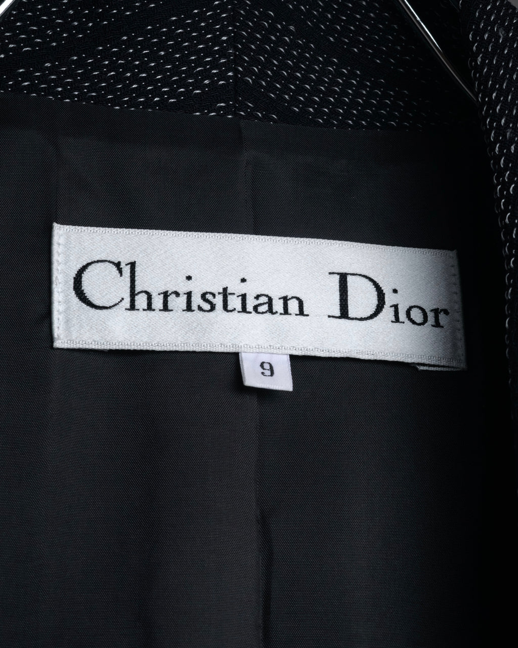 -SPECIAL- “Christian Dior” 90’s Naval motif double breasted jacket