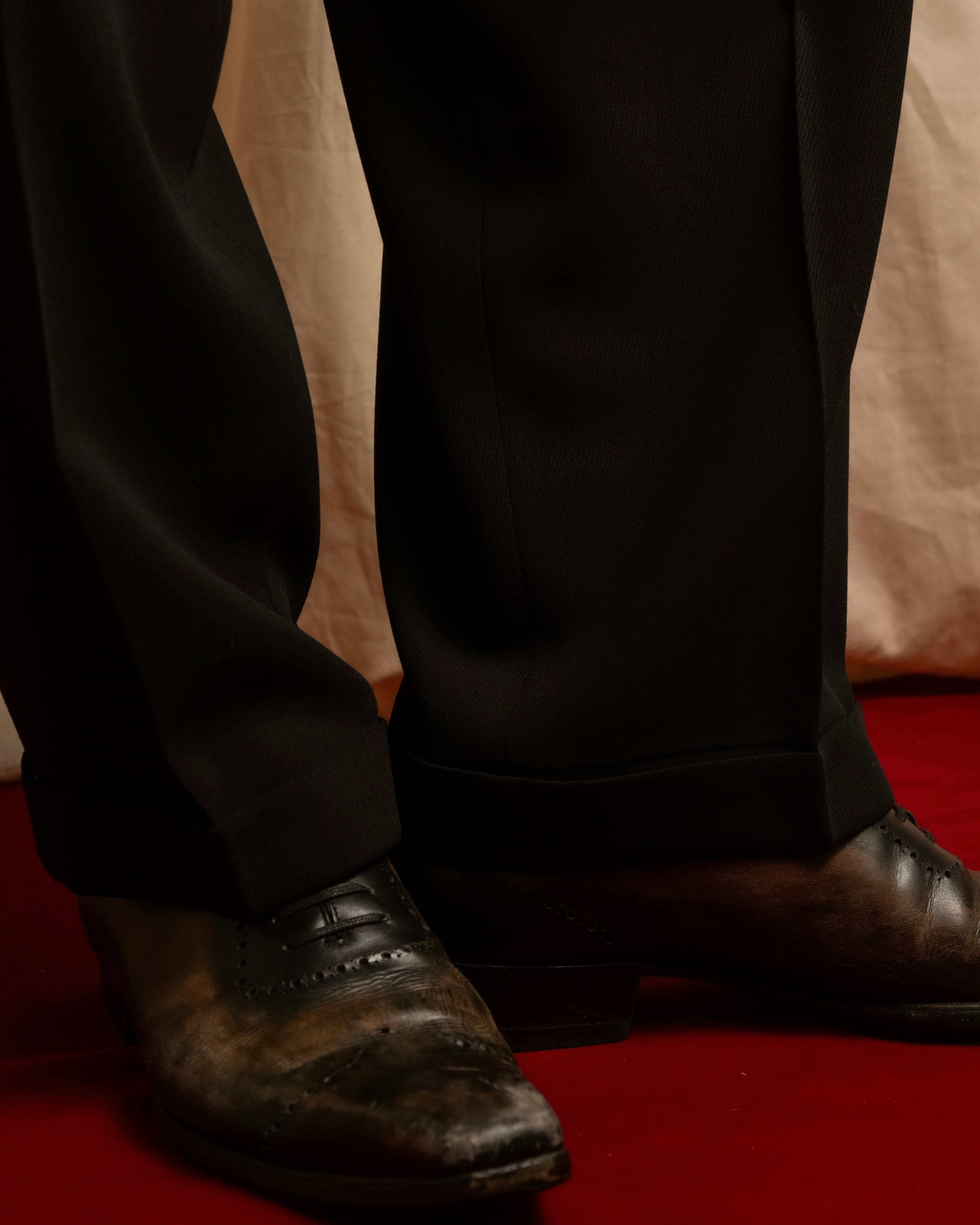 "GIORGIO ARMANI" Classically tailored relaxed set up