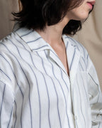 "STELLA McCARTNEY" 18SS Drag queen graphic design stripe shirt