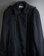 "VALENTINO" 90’s Couture-lined hooded coat