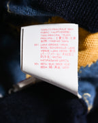 MARNI/ Argyle Pattern Knit Vest Blue×Yellow