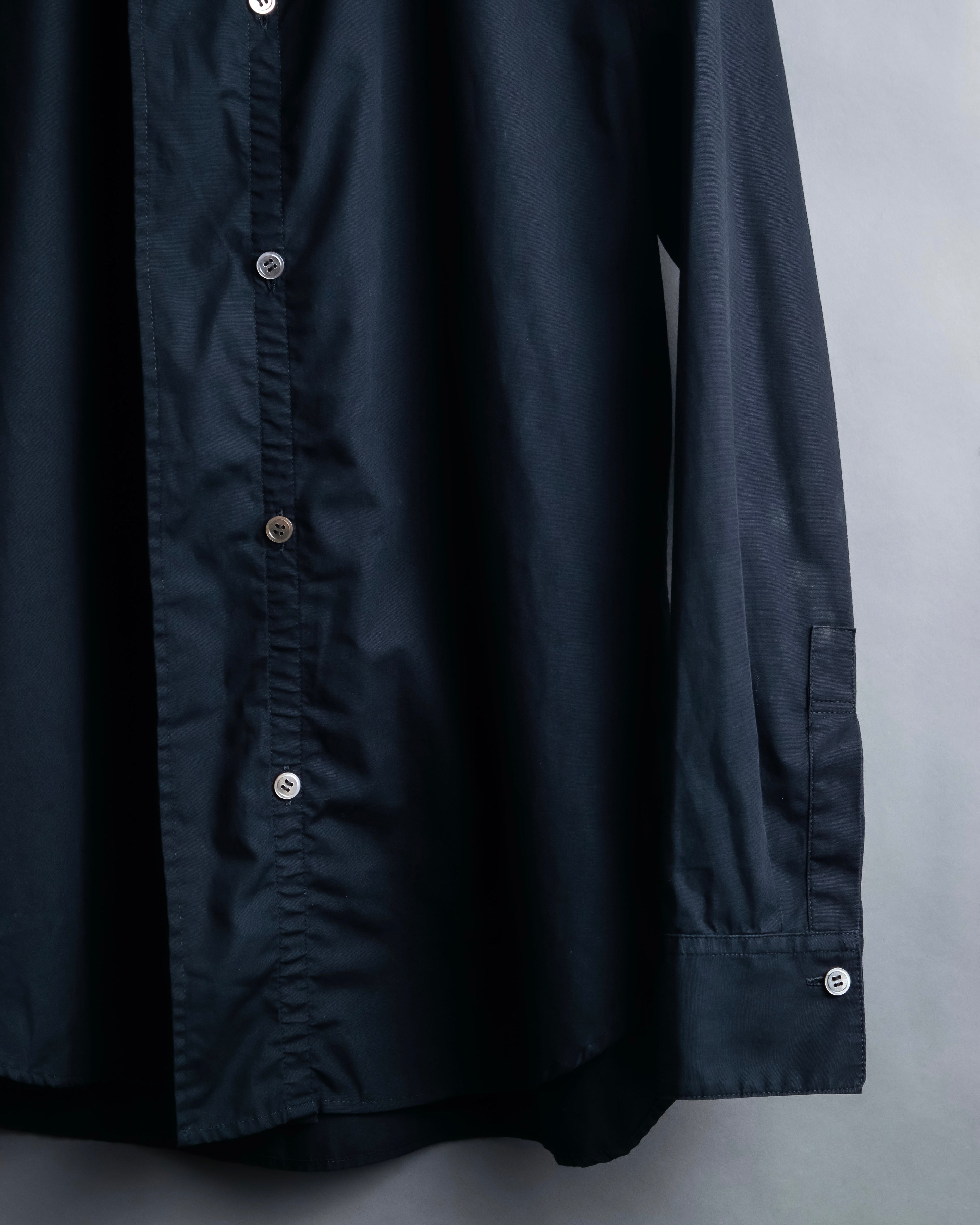 "Y's" Stand &amp; Regular Collar Cotton Shirt