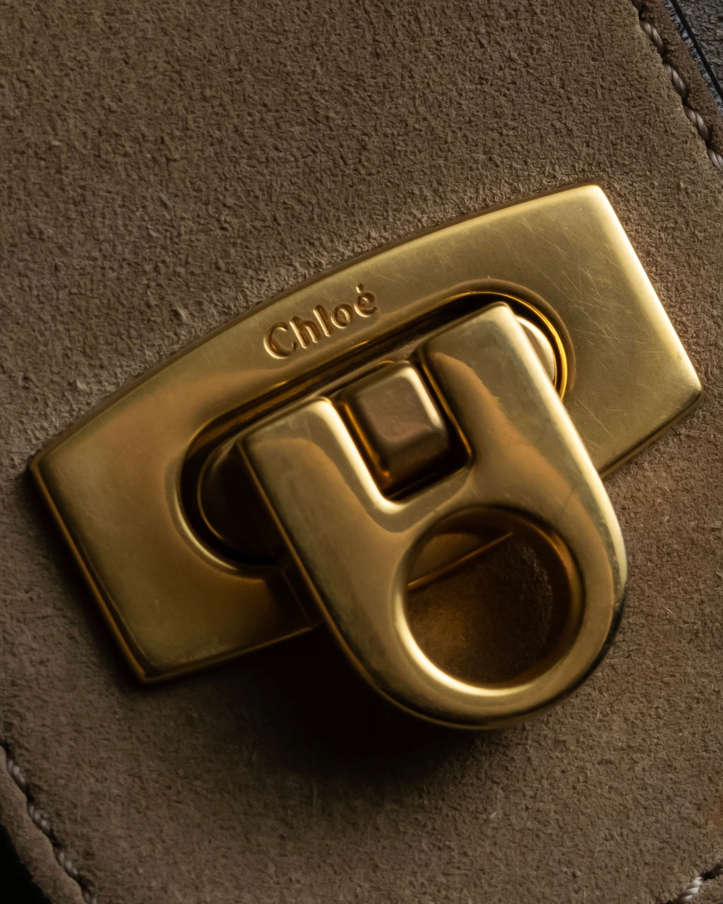 "Chloe" LEXA series 2way leather shoulder bag