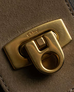 "Chloe" LEXA series 2way leather shoulder bag