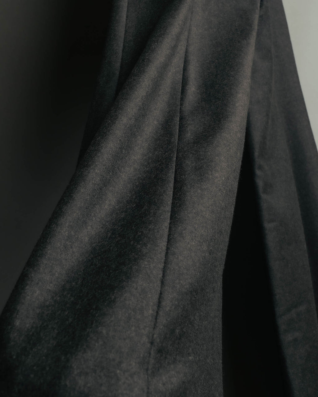 -SPECIAL- "CHANEL" 00's Soft wool cashmere wide leg trousers