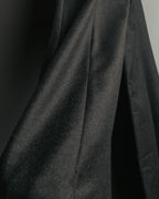 -SPECIAL- "CHANEL" 00's Soft wool cashmere wide leg trousers