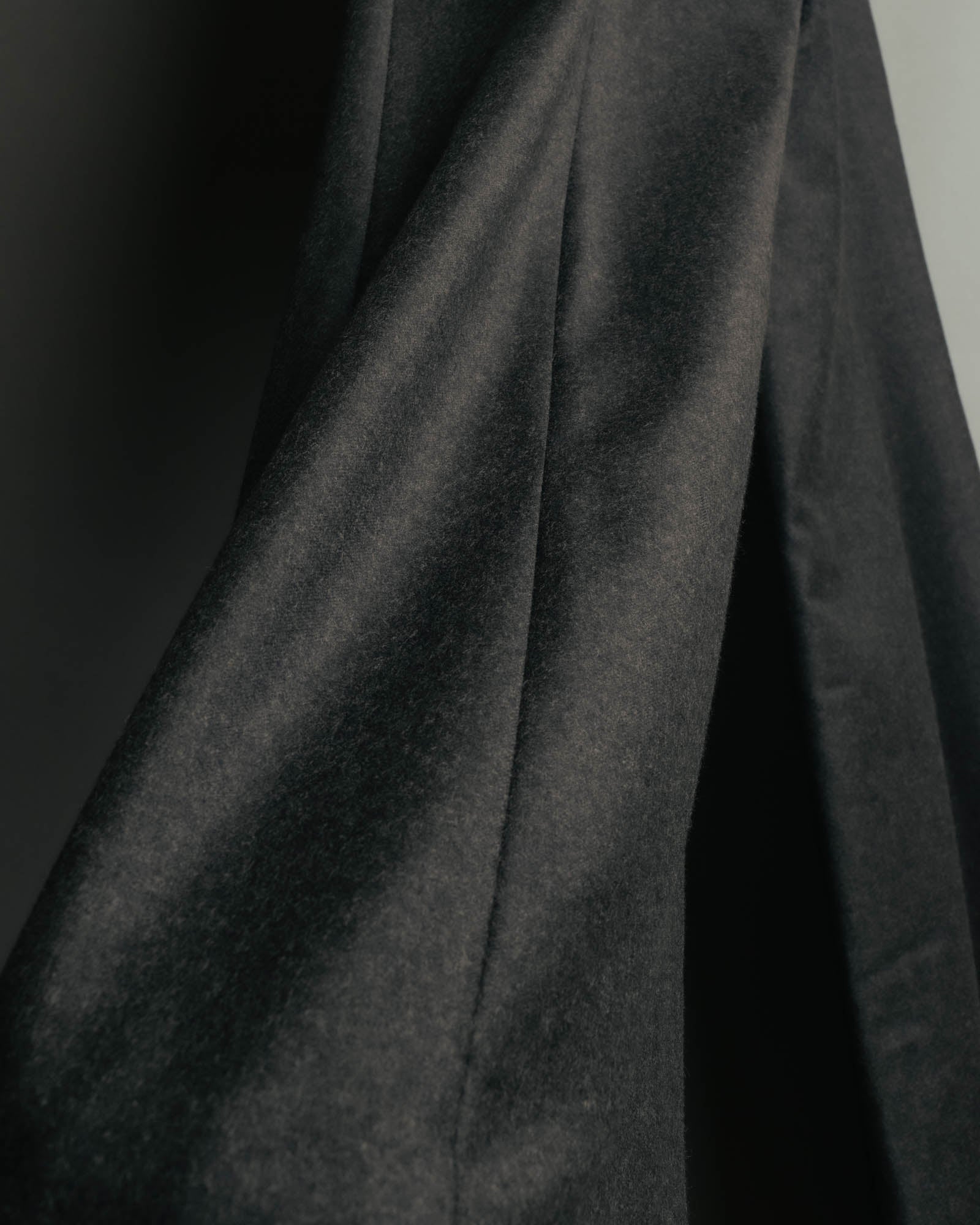 -SPECIAL- "CHANEL" 00's Soft wool cashmere wide leg trousers